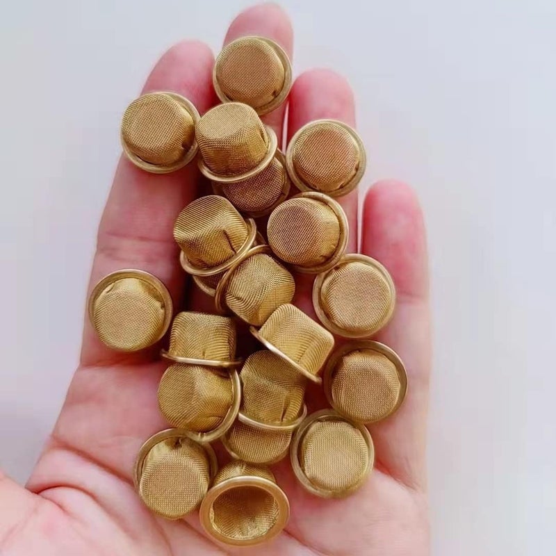 IBETTERN 20 Pack Brass Pipe Screens 1/2 inch Metal Bowl Screen for Pipes - Image 3